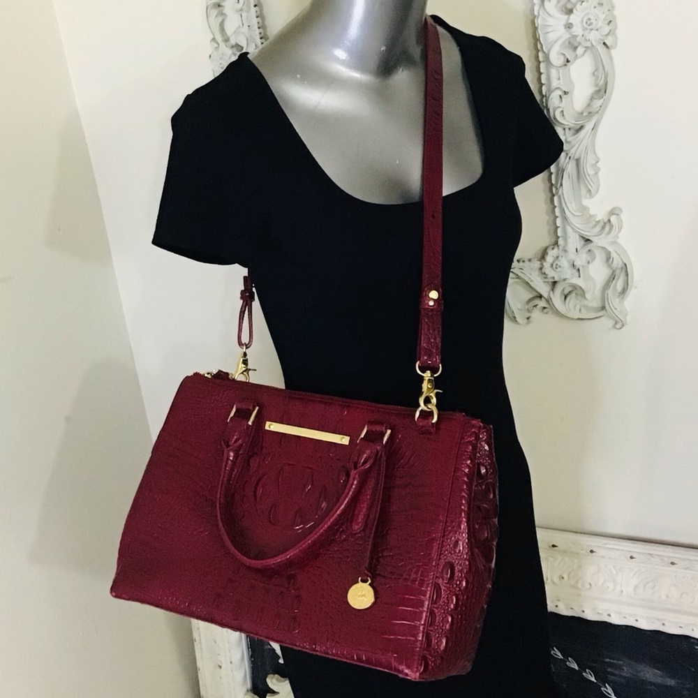 Brahmin Lincoln Satchel Handbag - Picture 8 of 9
